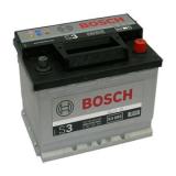 АККУМУЛЯТОР 56 А/Ч BOSCH S3 480A (ОБРАТНАЯ ПОЛЯРНОСТЬ) (S3 005) 556 400 (242*175
