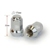 ГАЙКА КОЛЕСНАЯ M12*35/32*1,5 (КОНУС С БУРТ., ЗАКРЫТ. КЛЮЧ 17 )