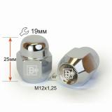 ГАЙКА КОЛЕСНАЯ M12*25*1,25 (КОНУС ЗАКРЫТ. КЛЮЧ 19)