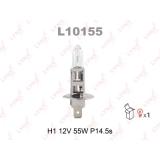 ЛАМПА ГАЛОГЕННАЯ H1 12V 55W LYNXAUTO (1 ШТ.)