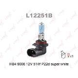 ЛАМПА ГАЛОГЕННАЯ HB4 12V 55W LYNXAUTO (SUPER WHITE)