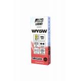 ЛАМПА ПОДСВЕТКИ WY5W 12V 5W AVS VEGAS (БЕЗ ЦОКОЛЯ, ЖЕЛТАЯ) (10 ШТ.)