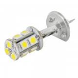 ЛАМПА СВЕТОДИОДНАЯ H3 12V SKYWAY ( 9 SMD ДИОДОВ 1-КОНТАКТНАЯ БЕЛАЯ)