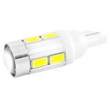 ЛАМПА ПОДСВЕТКИ СВЕТОДИОДНАЯ T10 12V SKYWAY (10 SMD ДИОДОВ БЕЗ ЦОКОЛЯ 1-КОНТАКТН