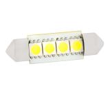 ЛАМПА ПОДСВЕТКИ СВЕТОДИОДНАЯ C5W 12V SKYWAY (4 SMD ДИОДА C ЦОКОЛЕМ 39ММ 1-КОНТАК