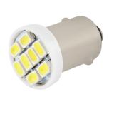 ЛАМПА ПОДСВЕТКИ СВЕТОДИОДНАЯ T4W 12V SKYWAY (8 SMD ДИОДОВ 1-КОНТАКТНАЯ С ЦОКОЛЕМ