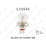 ЛАМПА ГАЛОГЕННАЯ R2 12V 45/40W LYNXAUTO