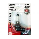 ЛАМПА ГАЛОГЕННАЯ HB4 12V 55W AVS VEGAS (БЛИСТЕР)