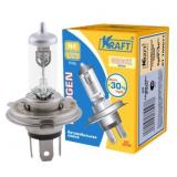 ЛАМПА ГАЛОГЕННАЯ H4 12V 100/90W KRAFT
