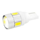 ЛАМПА ПОДСВЕТКИ СВЕТОДИОДНАЯ T10 12V SKYWAY (6 SMD ДИОДОВ, 1-КОНТАКТНАЯ, С ЛИНЗО