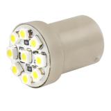 ЛАМПА ПОДСВЕТКИ СВЕТОДИОДНАЯ R10W 12V SKYWAY (9 SMD ДИОДОВ, С ЦОКОЛЕМ, 1-КОНТАКТ