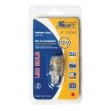 ЛАМПА ПОДСВЕТКИ СВЕТОДИОДНАЯ T20 12V 1,5W KRAFT (W21/5W, WHITE 9 LEDS, БЛИСТЕР)