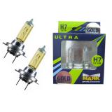ЛАМПА ГАЛОГЕННАЯ H7 12V 55W МАЯК GOLD УЛЬТРА NEW (+60%) (2 ШТ.)