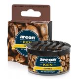 АРОМАТИЗАТОР НА ПАНЕЛЬ (COFFEE/КОФЕ) (35 Г) AREON GEL KEN BLISTER (БАНКА)