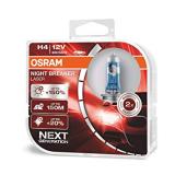 ЛАМПА ГАЛОГЕННАЯ H4 12V 60/55W OSRAM NIGHT BREAKER LASER (+150% СВЕТА) (2 ШТ.)