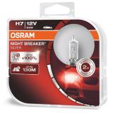 ЛАМПА ГАЛОГЕННАЯ H7 12V 55W OSRAM NIGHT BREAKER SILVER (+100% СВЕТА) (2 ШТ.)