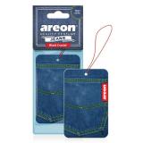 АРОМАТИЗАТОР ПОДВЕСНОЙ (BLACK CRISTAL/ЧЕРНЫЙ КРИСТАЛЛ) AREON JEANS PAPER (КАРТОН