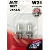 ЛАМПА ПОДСВЕТКИ W21/5W 12V AVS VEGAS (2 ШТ.)