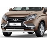 ЗАЩИТА ПЕРЕДА КЕНГУРЯТНИК LADA X-RAY (ТРУБА ДВОЙНАЯ) LADA