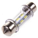 ЛАМПА ПОДСВЕТКИ СВЕТОДИОДНАЯ C5W 12V SKYWAY (T11, 6 SMD, С ЦОКОЛЕМ 36ММ, 1-КОНТ,