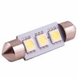 ЛАМПА ПОДСВЕТКИ СВЕТОДИОДНАЯ C5W 12V SKYWAY (T11, 3 SMD, С ЦОКОЛЕМ 39 ММ, 1-КОНТ