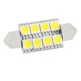 ЛАМПА ПОДСВЕТКИ СВЕТОДИОДНАЯ C5W 12V SKYWAY (T11, 8 SMD, С ЦОКОЛЕМ 39 ММ, 1-КОНТ